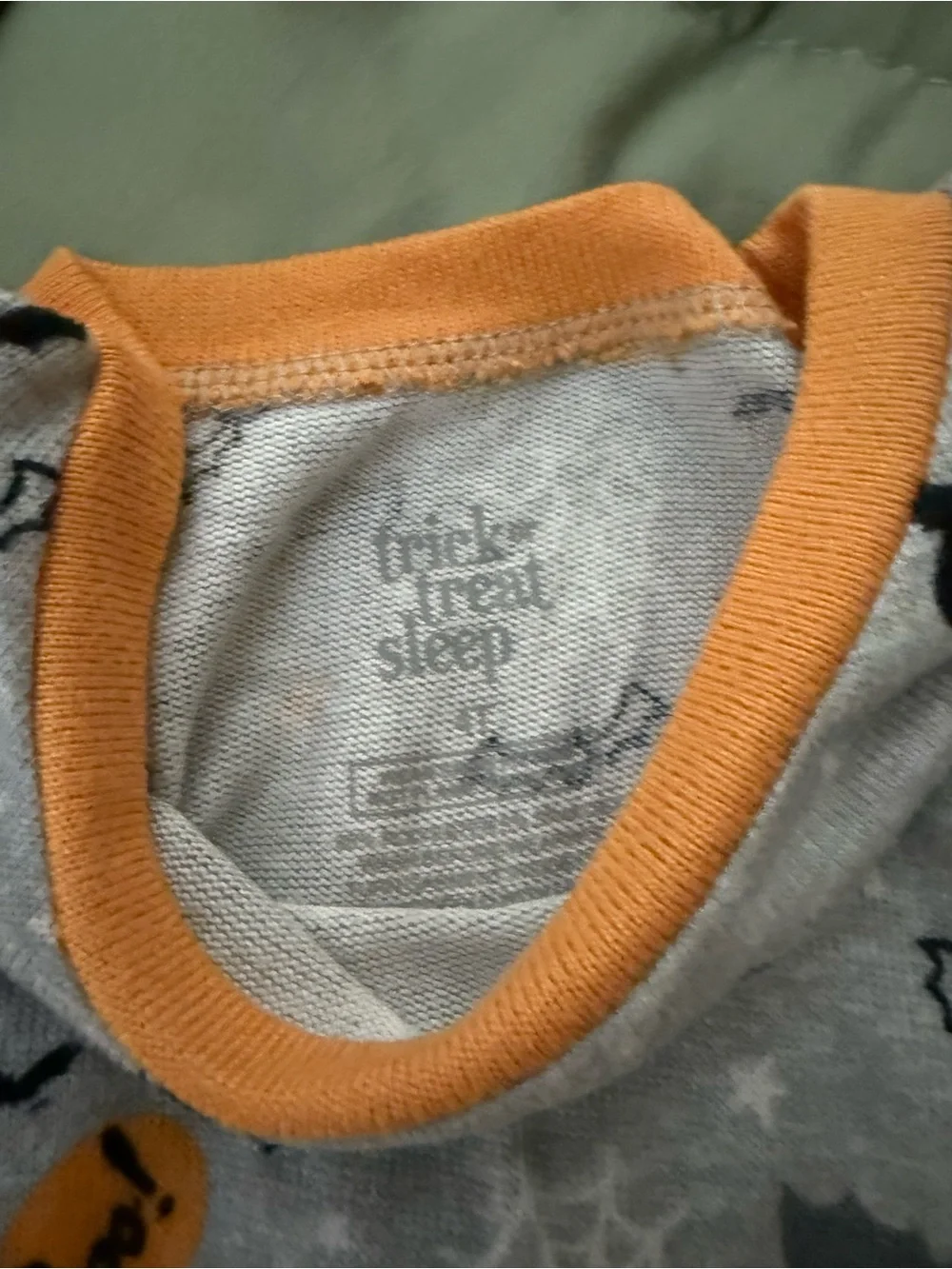 Carter's Kids Halloween Pajama Sets - Black, Gray & Orange